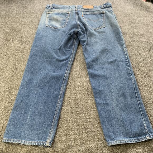 Vintage Levi's 506 Orange Tab Denim Jeans Made in USA Straight Mens Size 40x30 - Picture 2 of 16